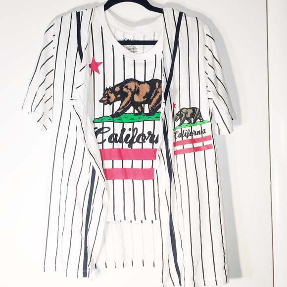 2pc California Baseball Tee - Picture 1 of 1